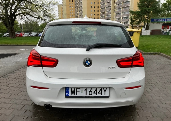 BMW Seria 1 cena 53500 przebieg: 102258, rok produkcji 2015 z Warszawa małe 92